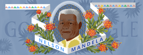 Nelson Mandela Doodle Foto 18 luglio 2014